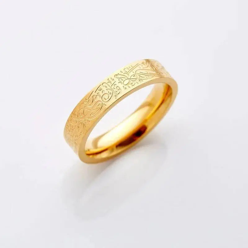 "With Hardship Comes Ease" Ring celestejewels